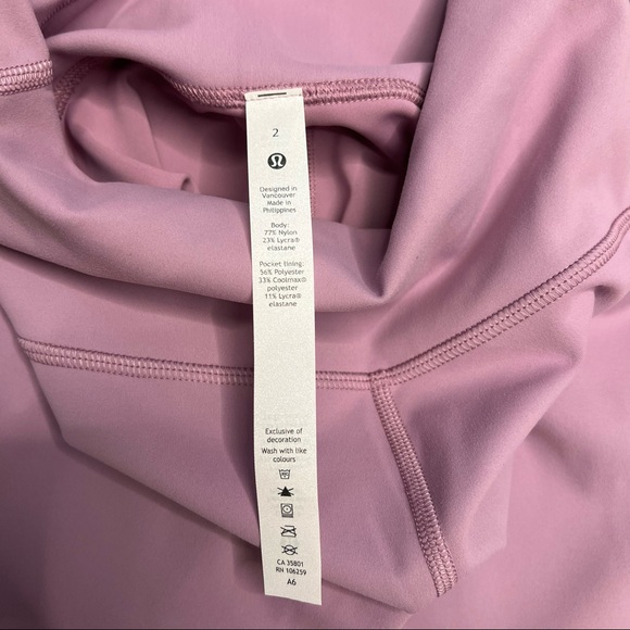 Lululemon Wunder Train High Rise Short 8" inseam size 2 JUBI JUBILEE - Picture 6 of 7